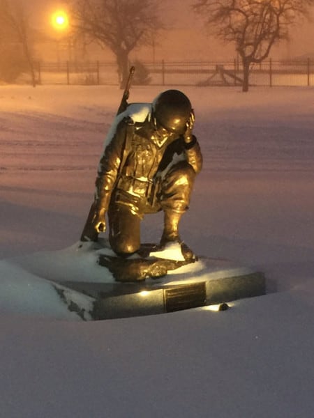 Fallen soldier War Memorial for Veterans memorial Bronze Sculpture