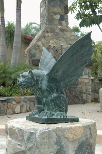 Chained Gargoyle Bronze Statue High End Outdoor Quality Gates