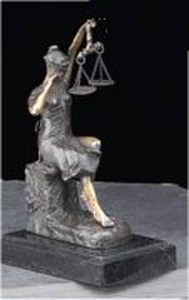 Crying Justice Lady Justice Sculpture Bronze Decorative