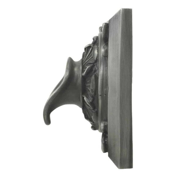 Short Oak Leaf Scupper - Square spout water jet heads bronze brass
