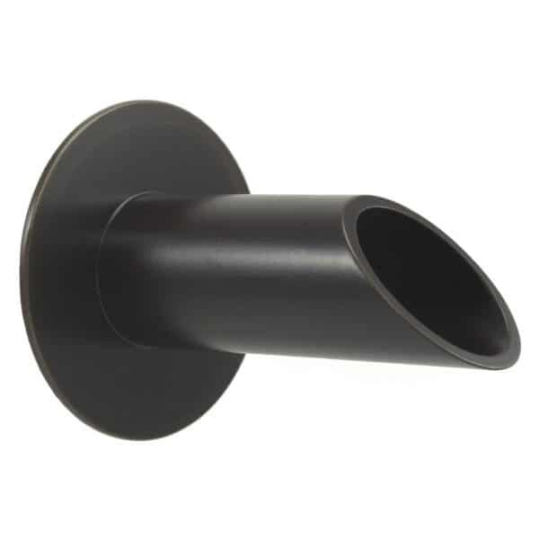 Deco Wall Scupper w/Round Backplate – 1.5″ Downspout Emitter Head