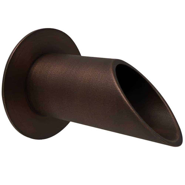 Deco Wall Scupper w/Round Backplate – 2″ Downspout Emitter