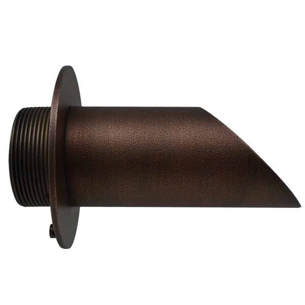 Deco Wall Scupper with Round Backplate – 2″ Downspout Emitter