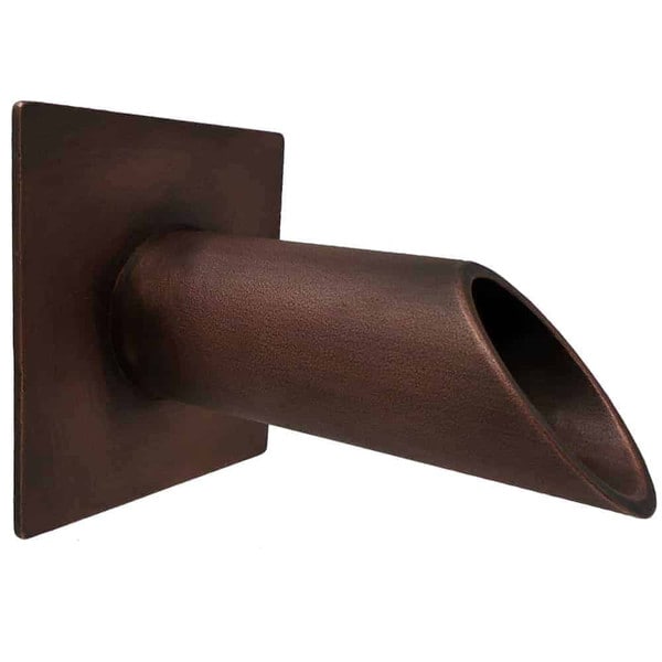 Deco Wall Scupper w/Square Backplate – 1.5″