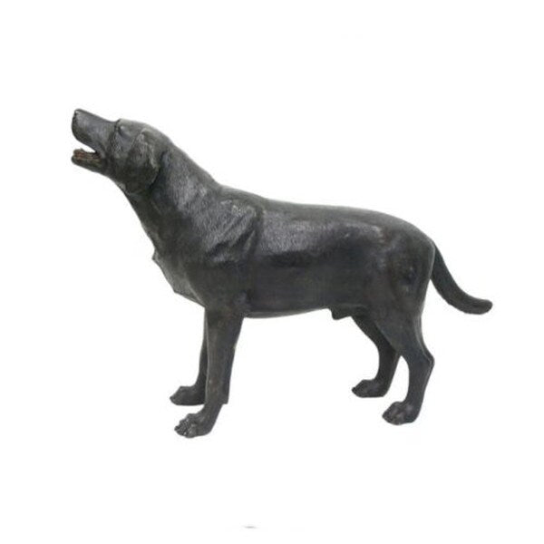 Labrador Retriever Bronze Life Size Statue Monumental Memorial Sculpture