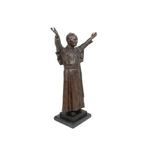 Pope John Paul II Statue Bronze Roman Catholic Quality Church Sculpture