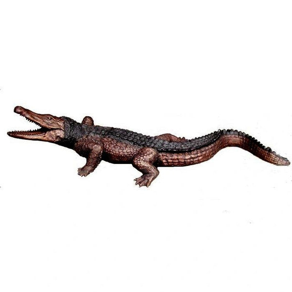 Alligator Fountain Bronze Statue Water Feature Spouts From Mouth