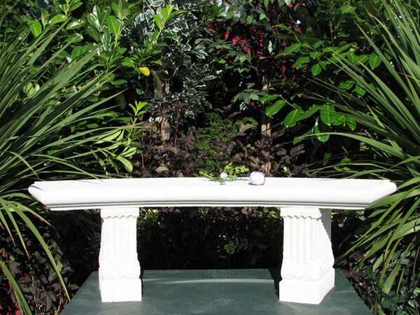architectural Curved Garden Seat Bench
