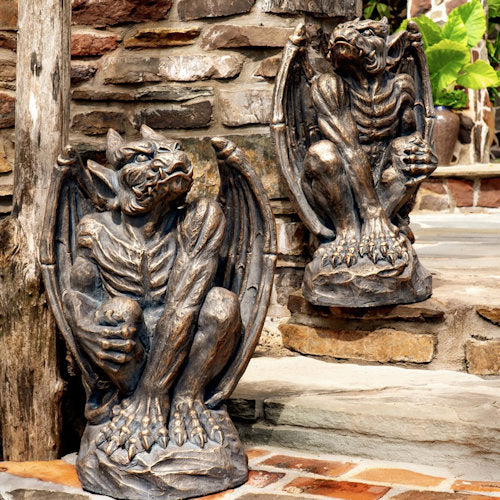 Eternal Guardians Gargoyle Statues Set of Two