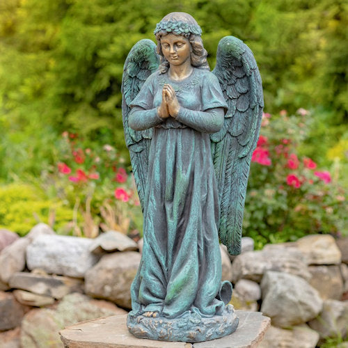 Gabriella Praying Angel Garden Statue 36" H