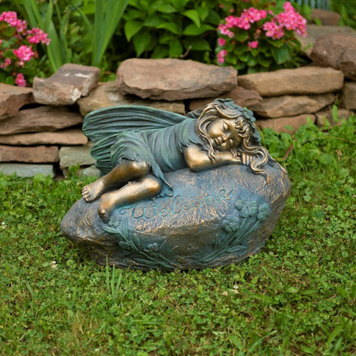 Fairy Sleeping on Welcome Rock Sculpture