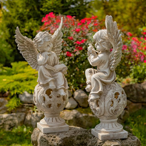 Ethereal Guardian Cherubs Sculptures Set