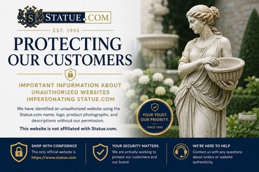 Protecting Our Customers: Important Information About Unauthorized Websites Impersonating Statue.com
