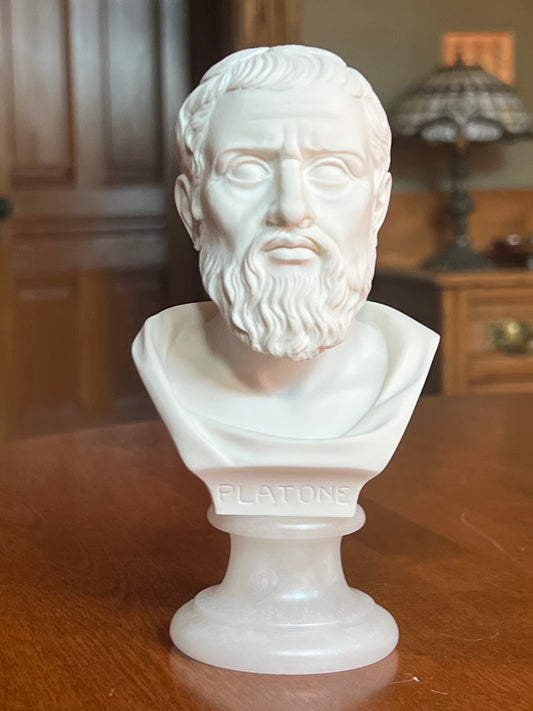 A Giannelli Plato bust made in Italy