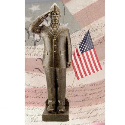 Air Force Airman African-American Garden Statue