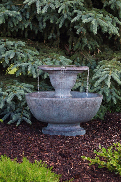 Alfresco Oval Garden Fountain with Light by Henri Studio's