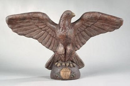American Eagle Sculpture Large scale statue wings wide open cement
