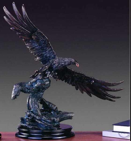 Eagle Wildlife Sculpture Taking Flight Flying Artwork Awards