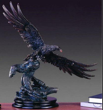 Eagle Wildlife Sculpture Taking Flight Flying Artwork Awards
