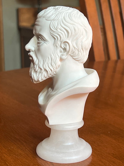 Ancient Greek philosopher sculpture by A Giannelli