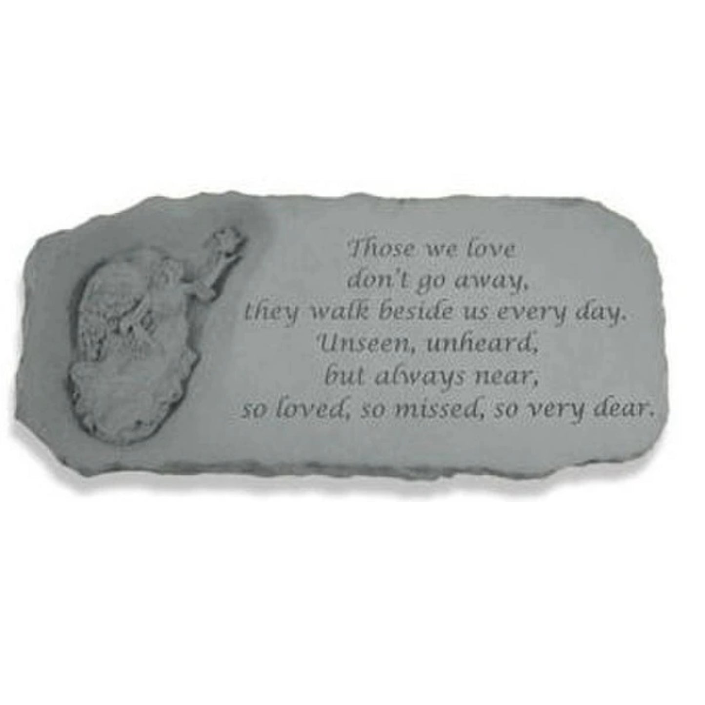 Guardian Angel Garden Memorial Bench With Verse