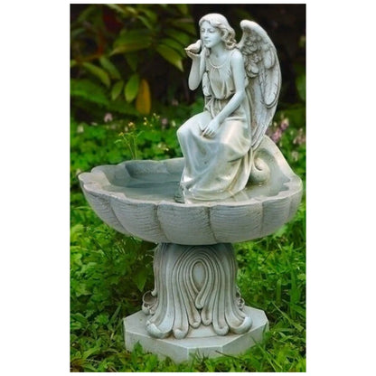 Angel Birdbath Sculpture