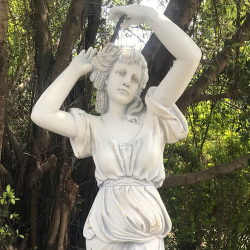 Ethereal Blessings Life-Size Angel Sculpture great for religious gardens and Churches