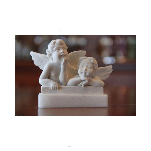 Raphael's Angels Marble Sculpture Italian Made