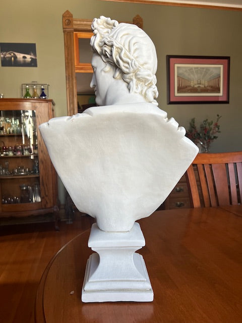 Apollo Belvedere Bust Sculpture Large Scale Head of Greek and Roman mythology