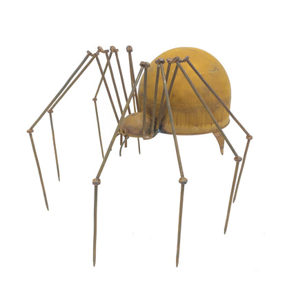 Decorative Metal Arachnid Spider Lawn Close up of Large one
