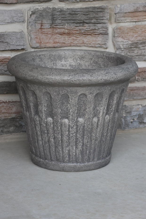 Arcade Cast Stone Garden Planter 14 Inch High Has a matching large vase