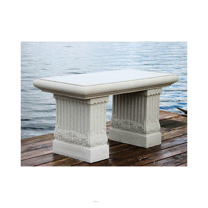 Architectural Cast Stone Garden Seating Bench high quality sculpture