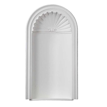 architectural wall niche 43 inch arched shell design