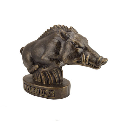 Arkansas team pride display running hog Razorback garden sculpture made of cement