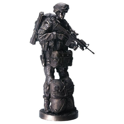 Armed Forces Paratrooper Soldier Sculpture Military Hero