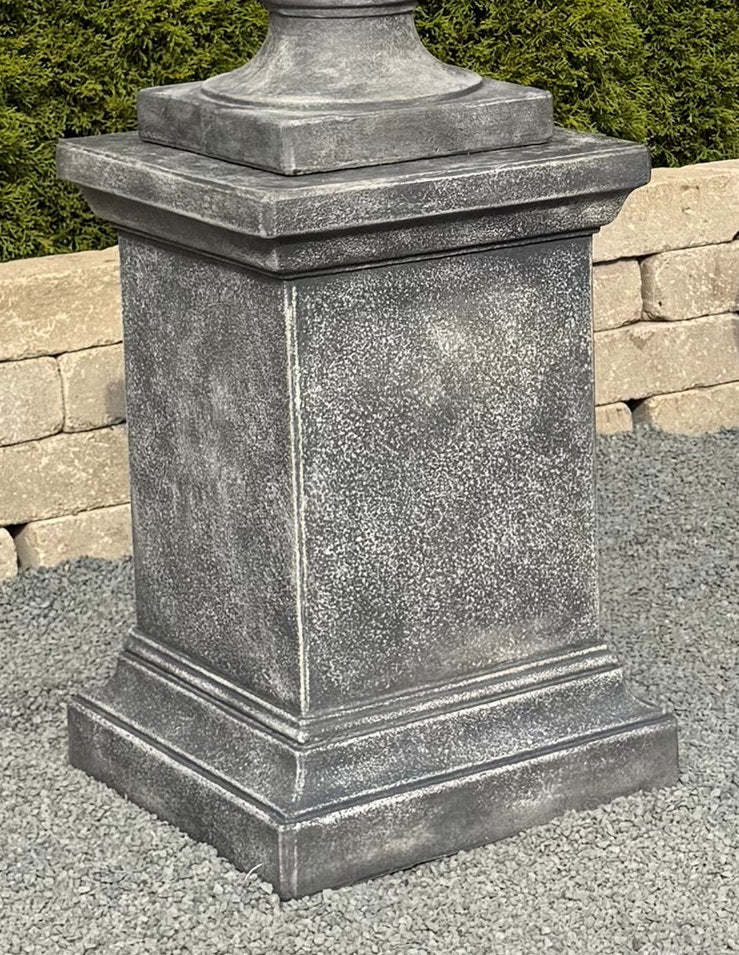 Avanti Pedestal Base Square Column Plinth Outdoor Statuary or vase  Display
