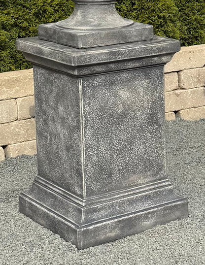 Avanti Pedestal Base Square Column Plinth Outdoor Statuary or vase  Display