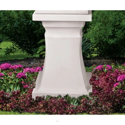 Tall Pedestal Made of Concrete Pillar Column Base Matching Planter
