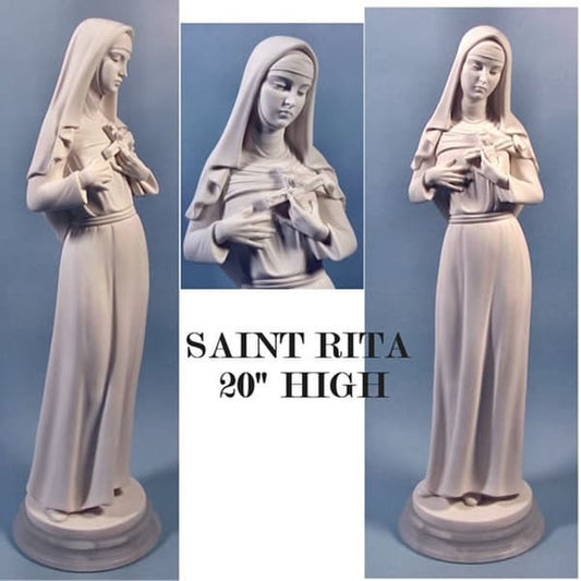 Saint Rita Statue Sculpture marble