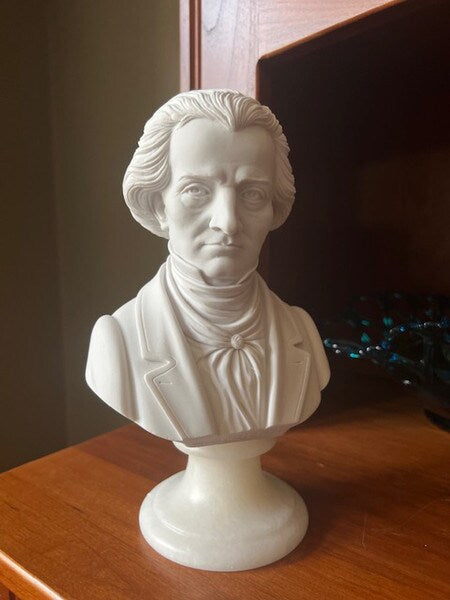 Hector Berlioz Composer Bust Marble Statue