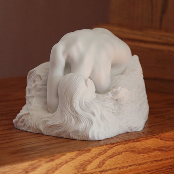 Auguste Rodin leading European sculptor Danaide Sculpture Statue