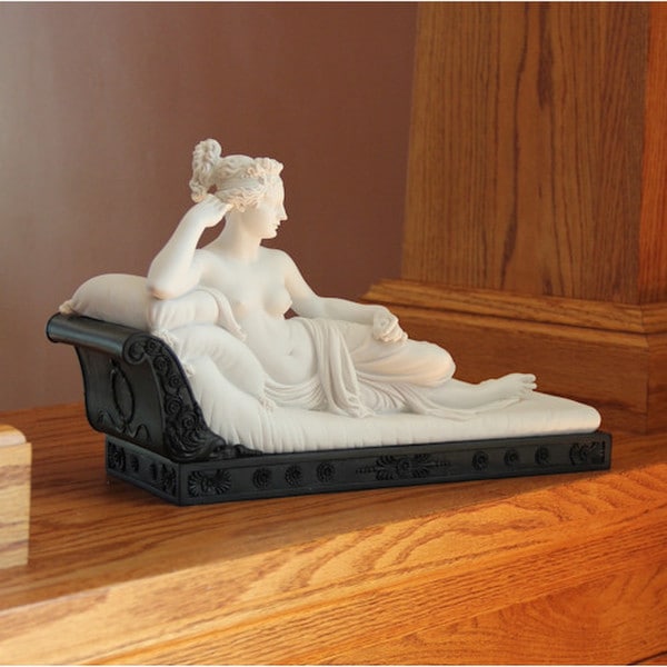 Pauline Borghese Sculpture By Antonio Canova Marble Artist Decorating