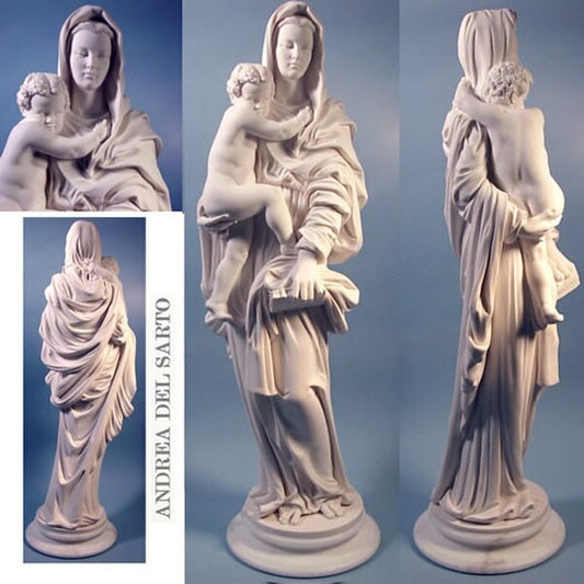 Madonna Child Statue by Andrea Del Sarto