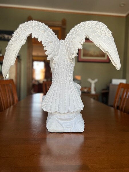 High End Bald American Eagles marble sculpture architectural statues
