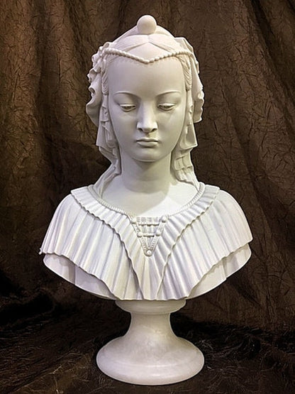 Angelica Maria Bust Statue painting of Madonna by Fra Filippo Lippi