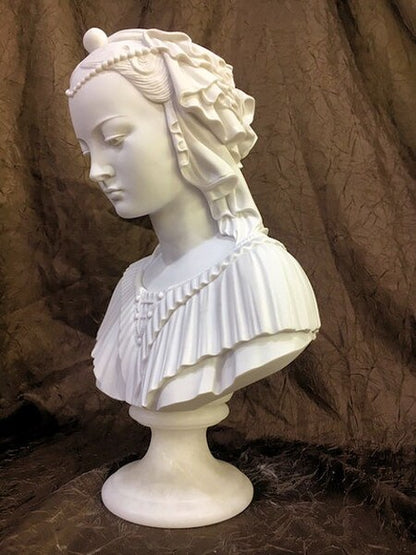 Angelica Maria Sculptural Portriat Bust Madonna by Fra Filippo Lippi