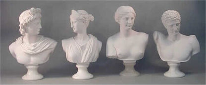 Roman Antiquity Sculptural Busts Venus Hermes Apollo Diane Hunt