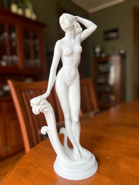 Sculptures Mademoiselle Modele Female Nude Statue Art Deco curves