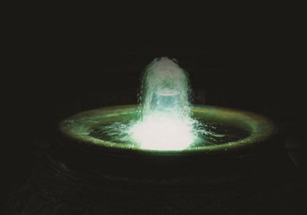 Bali Turkish and Shimmering Urn Fountains Bali Vase Bubbling Lighted Art