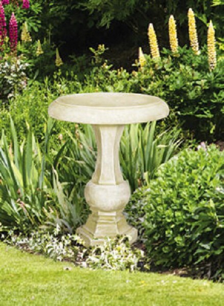 Barrington Collection Birdbath 28" High has matching fountain and planters
